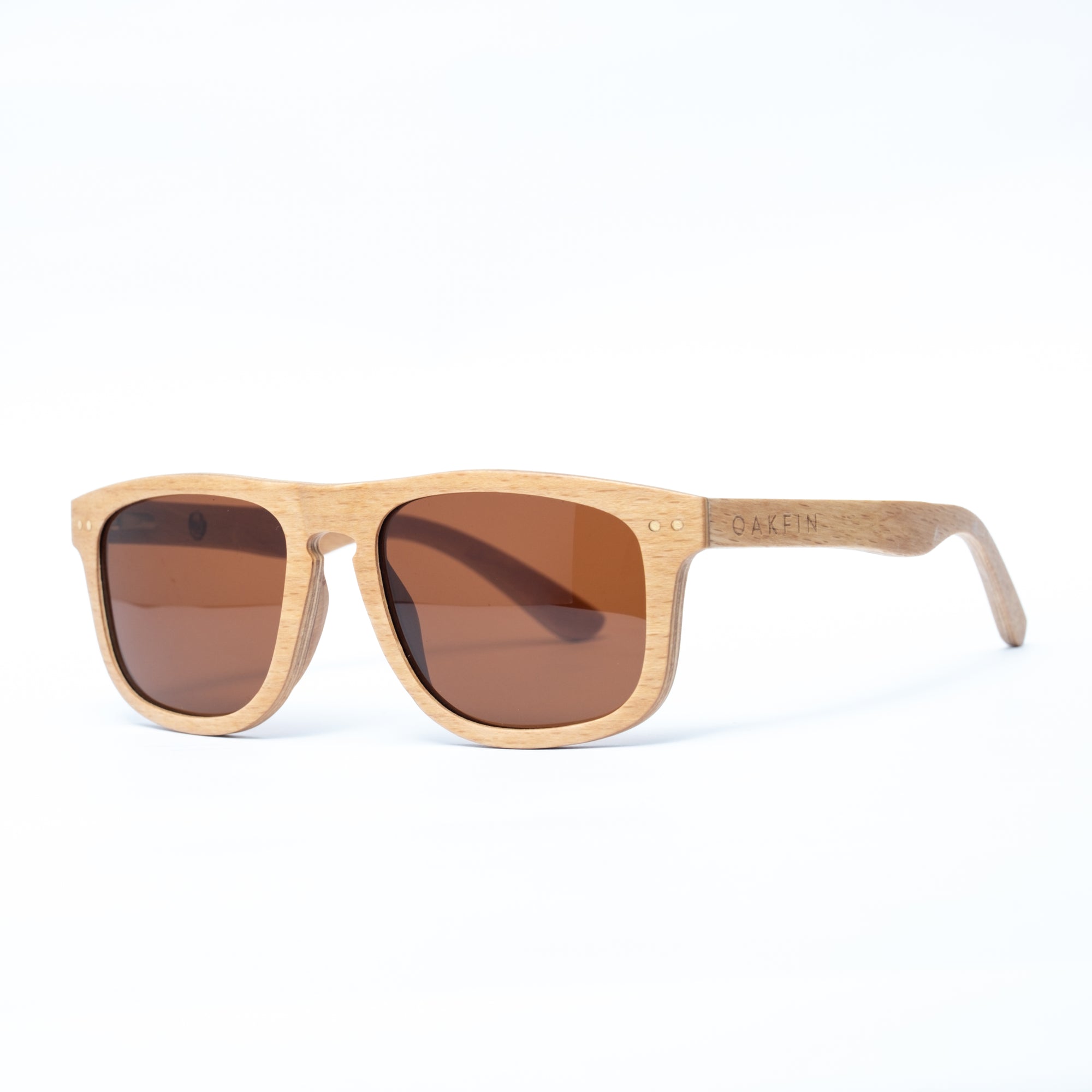 Natural Oak Wood Sunglasses - Oakfin