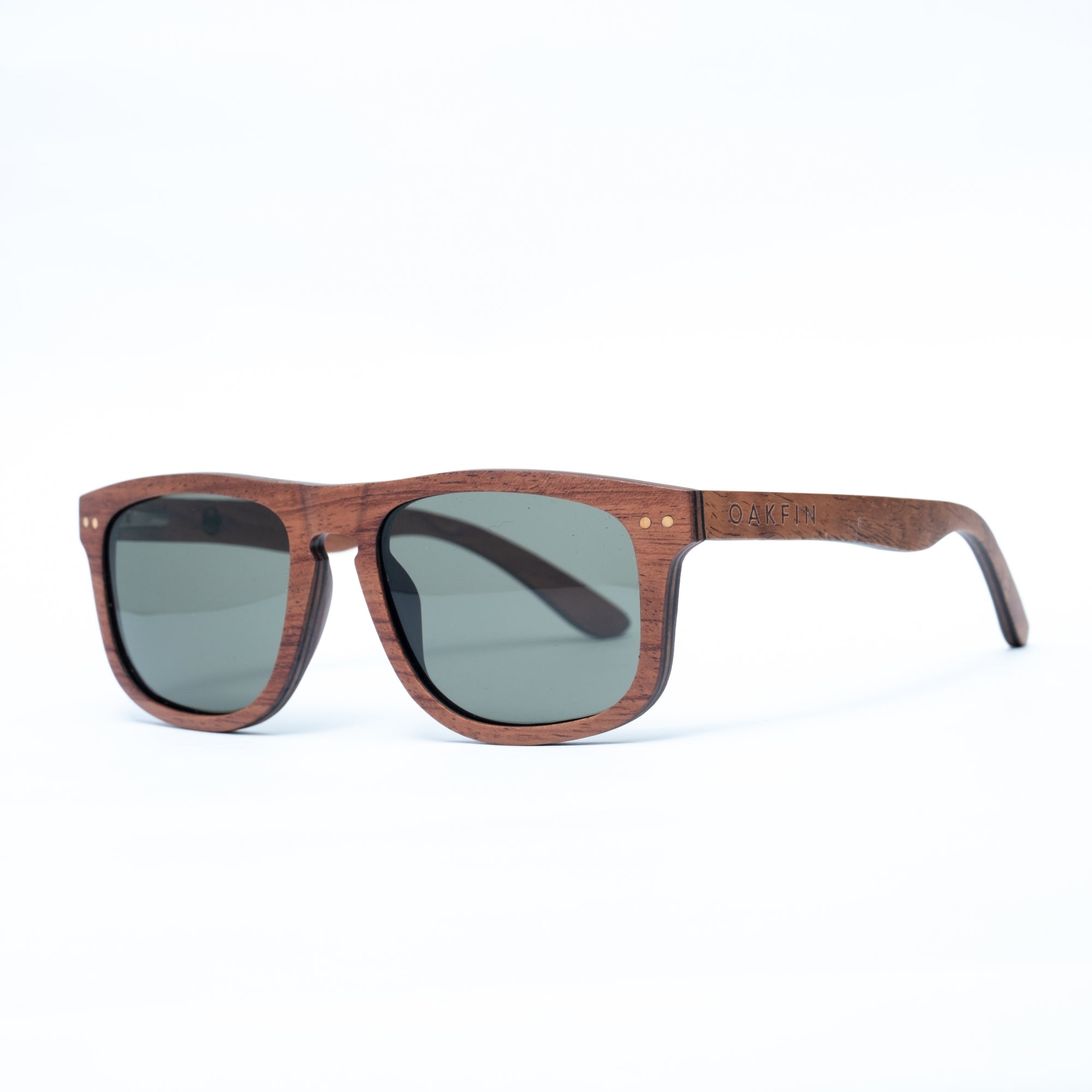 Black Cherry Wood Sunglasses - Oakfin